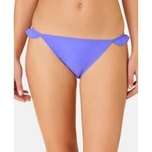 California Waves Periwinkle Side Ruffle Bikini Bottom - XL